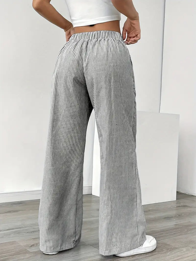 Linda Striped Straight Leg Pants