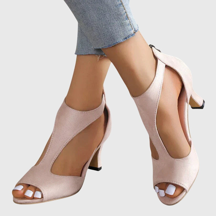 Delfina Orthopedic Block Heel Dress Shoe