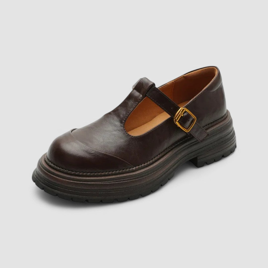 Vintage T Bar Mary Jane Shoes With Cushioned Insole