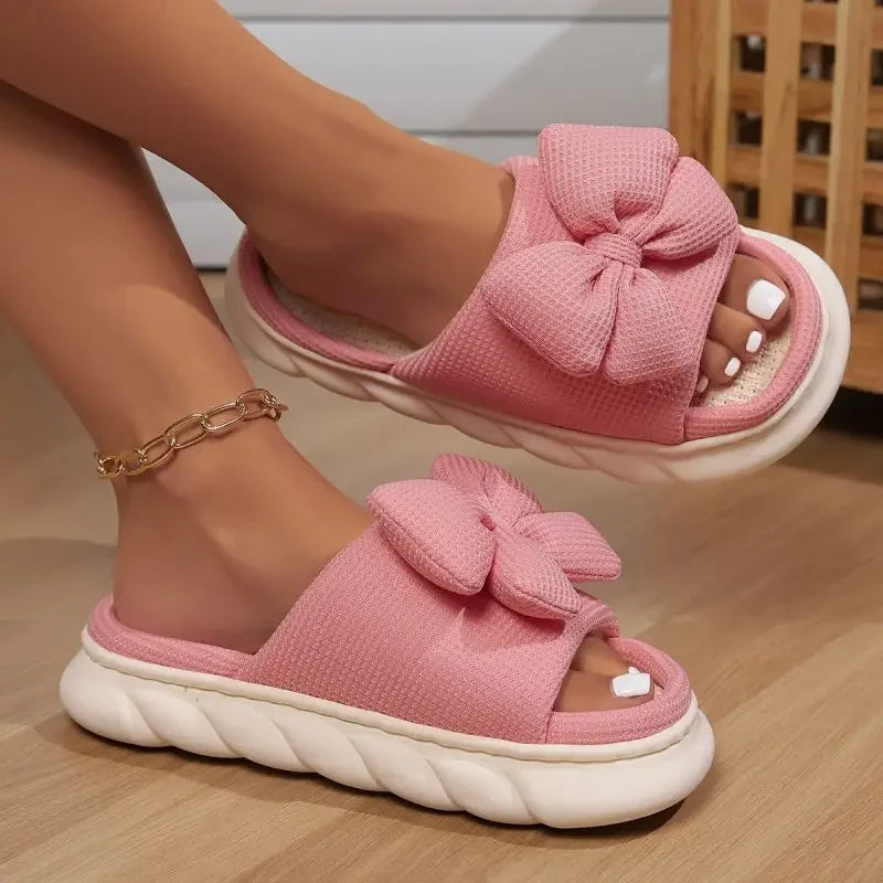 Women's Bow Slide Sandals