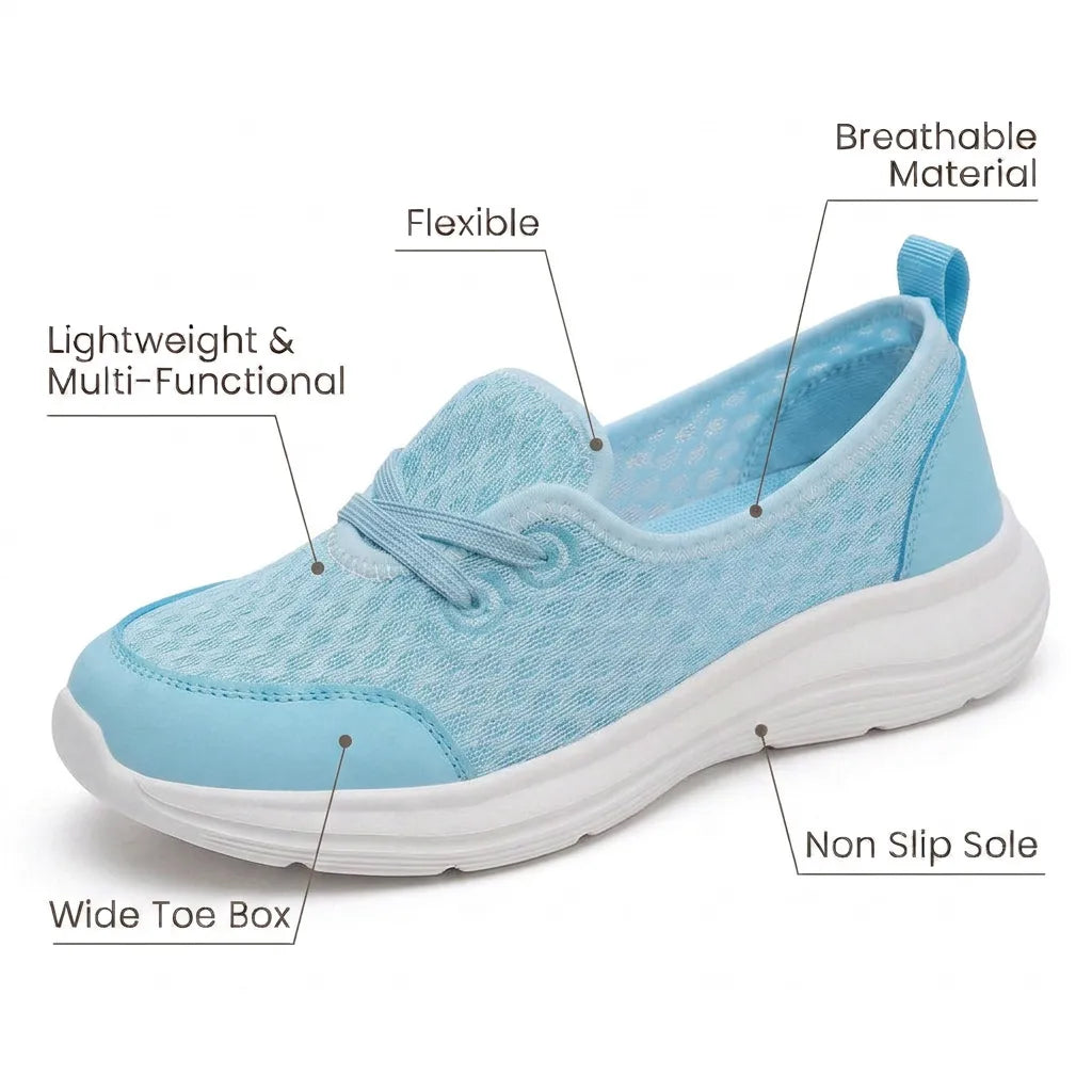 Women's Orthopedic Walking Shoes with Cushioned Insole