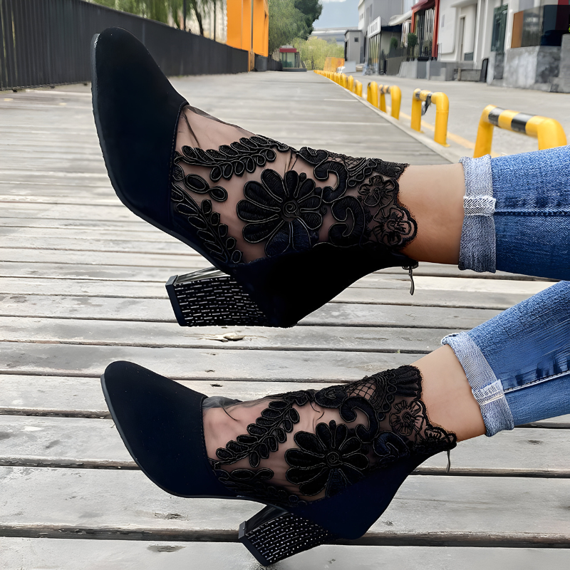 Margarith Women's Stiletto Heels with Leopard Print Option