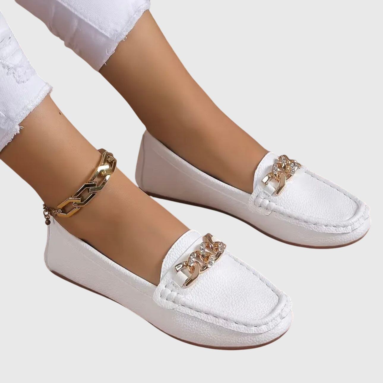 Melissa Orthopedic Leather Slip-On Loafer