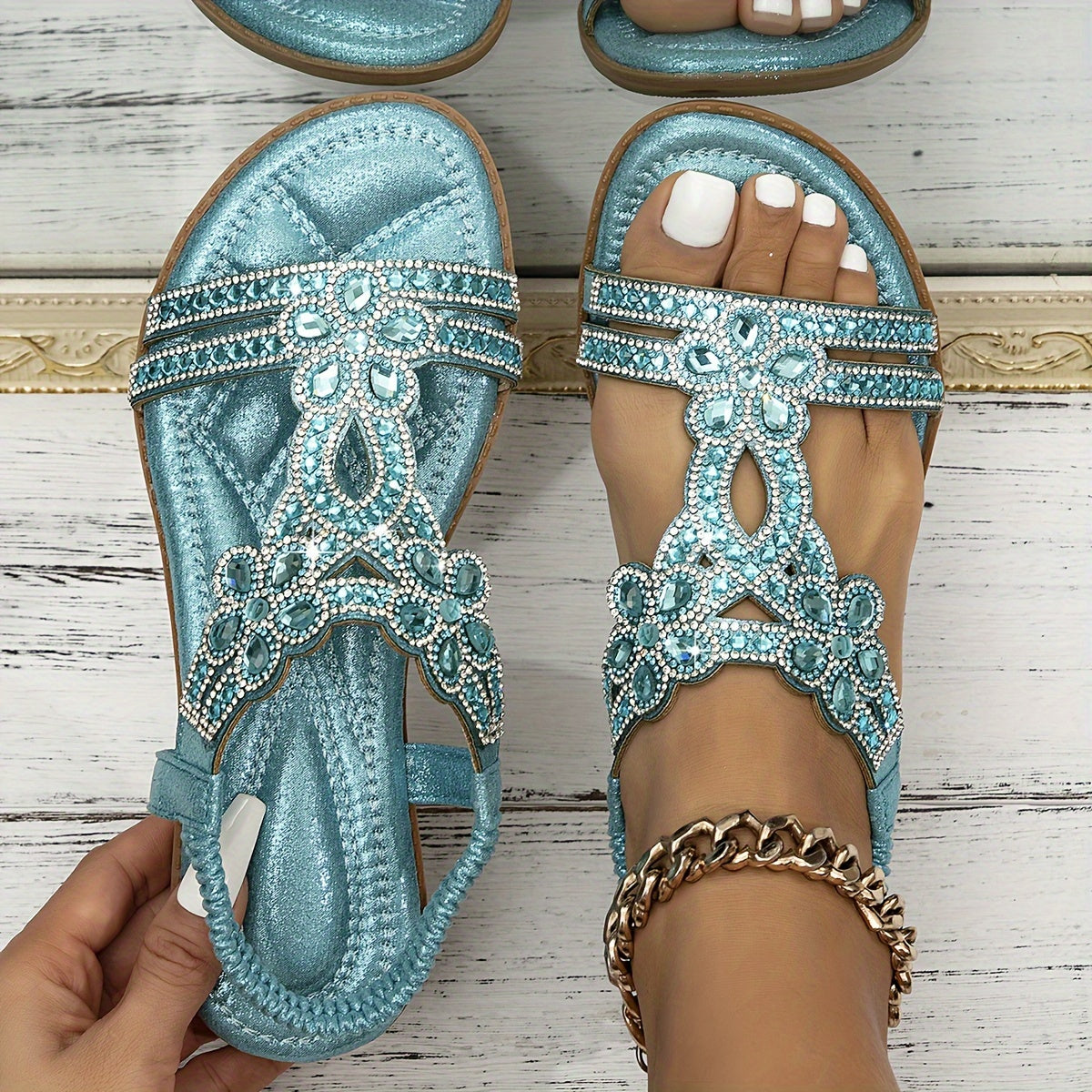 Boho Orthopedic Strappy Flat Sandal