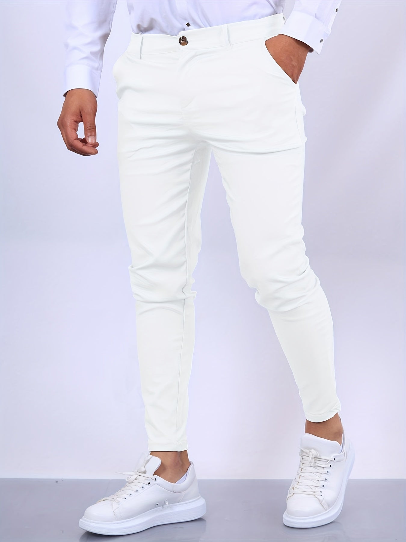Slim Fit Stretch Chino Trousers