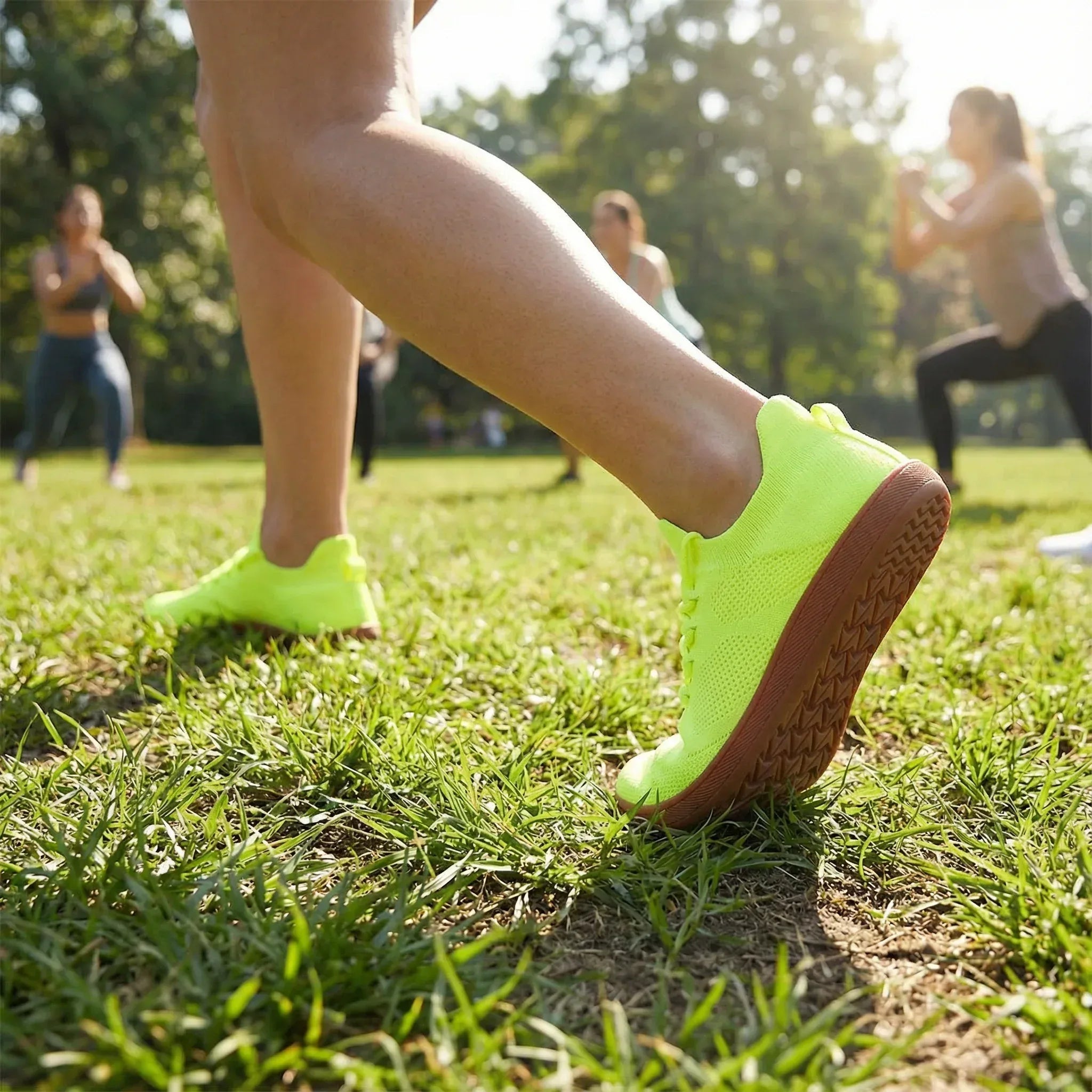 Knit Barefoot Sneakers With Flexible Sole