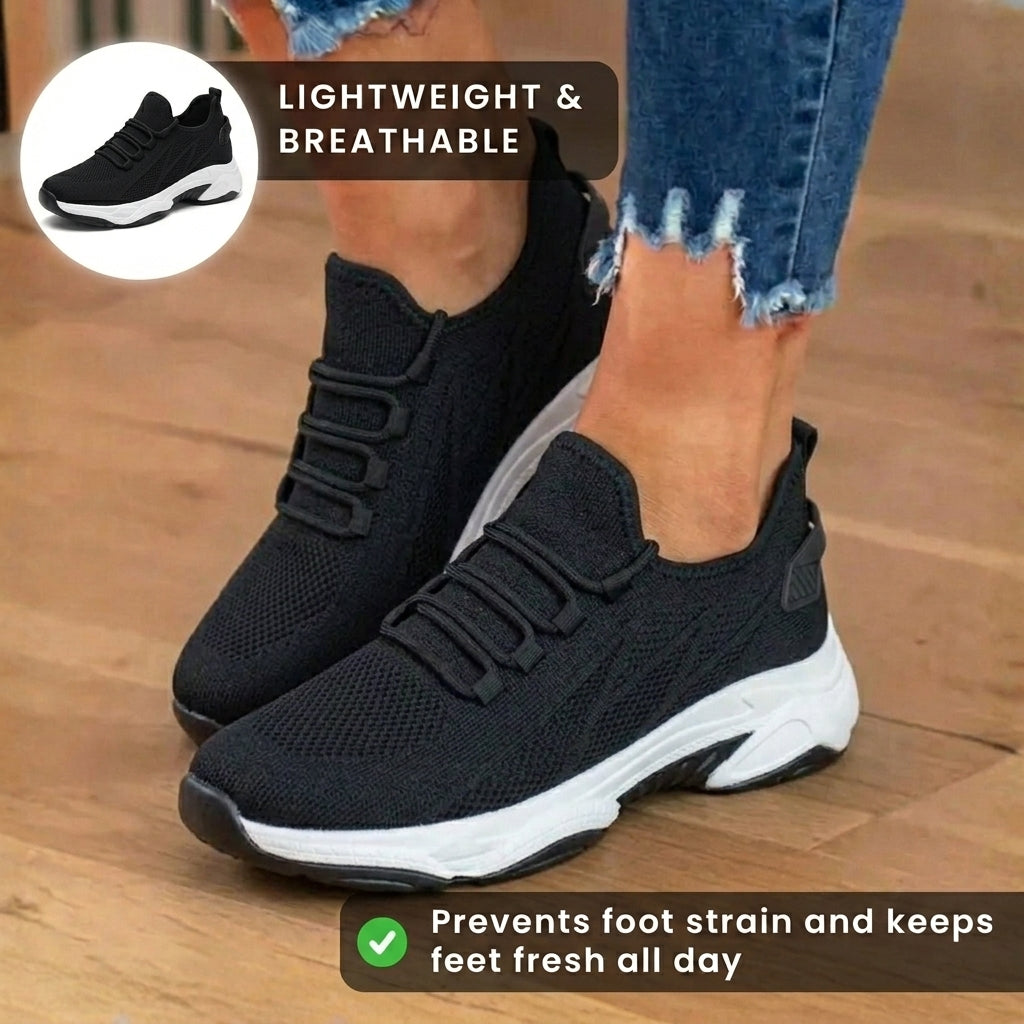 Chic Orthopedic Sneakers Two-Tone Design