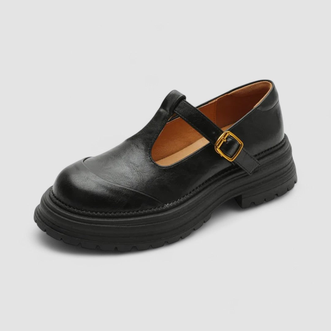 Vintage T Bar Mary Jane Shoes With Cushioned Insole
