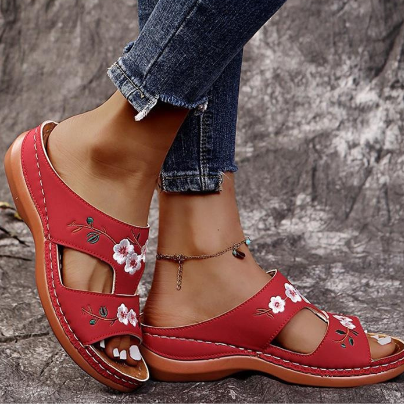 Women's Floral Orthopedic Slip-On Shoes