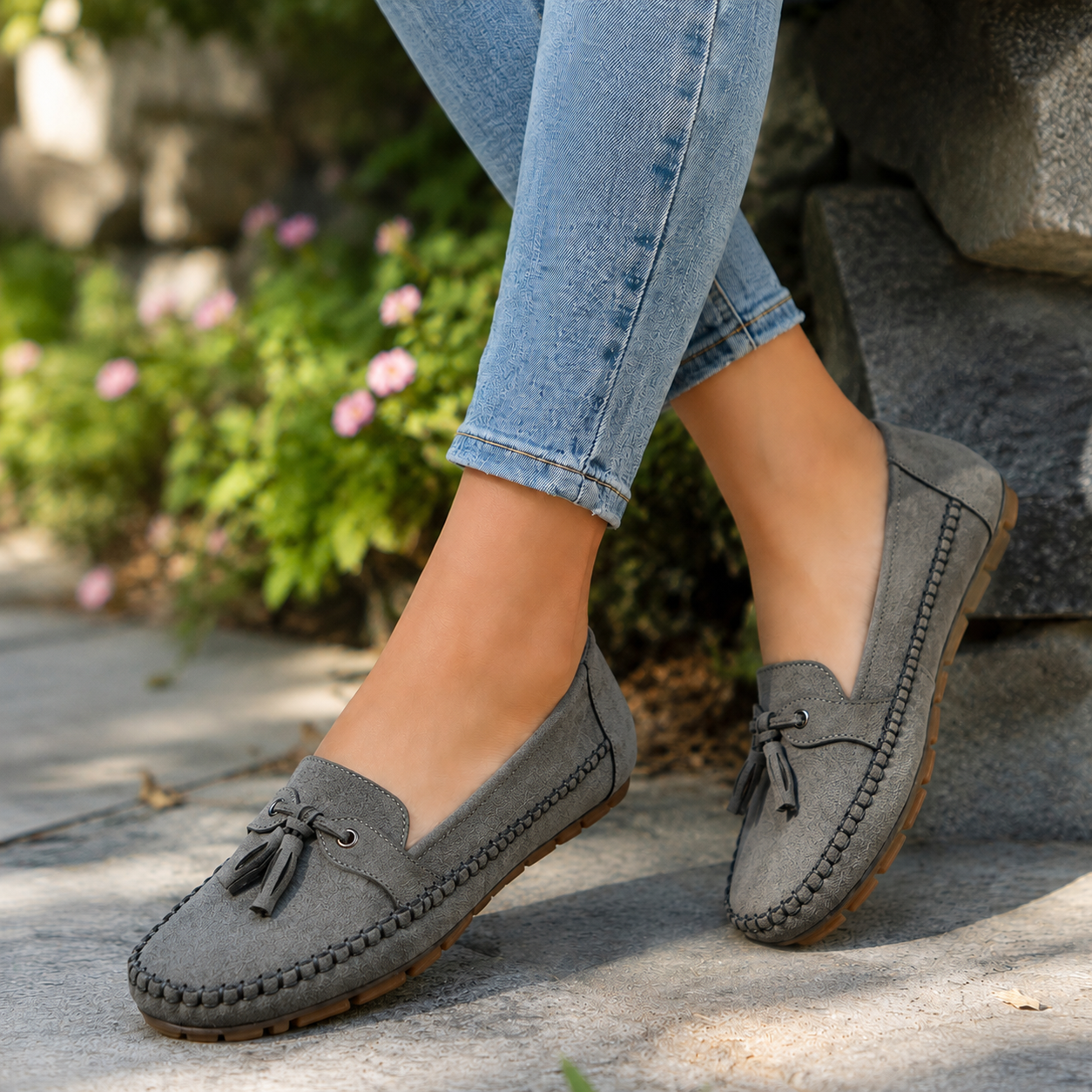 Women's Orthopaedic Extra Wide Suede Loafers