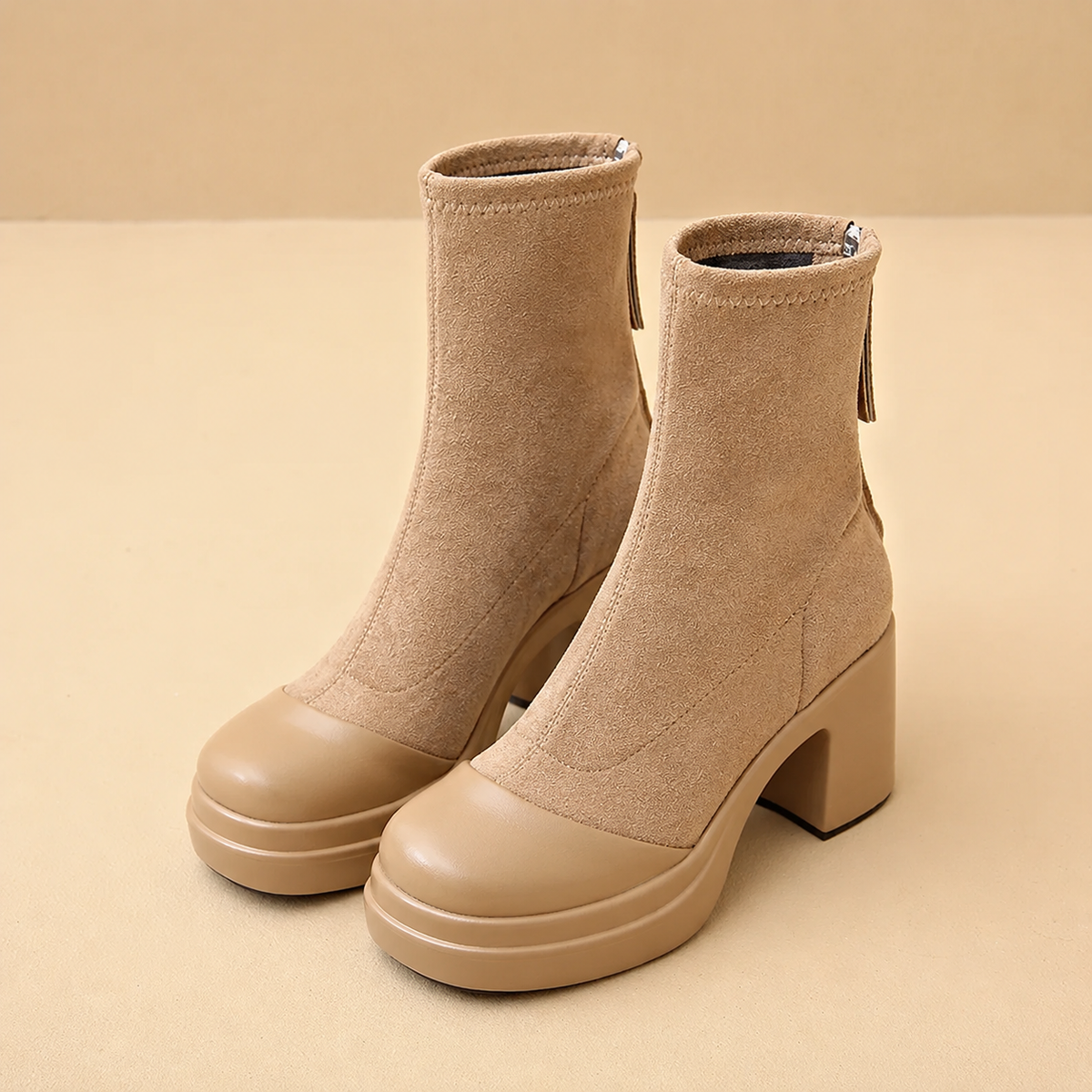 Sculpted Everyday Boots with Soft Sole