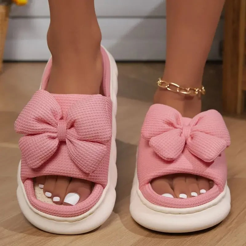 Women's Bow Slide Sandals