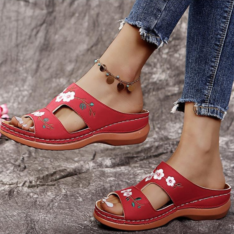 Women's Floral Orthopedic Slip-On Shoes