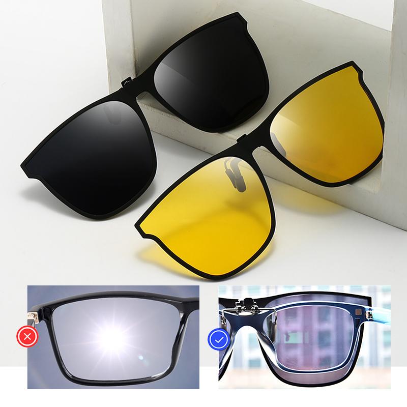 Polarized Clip-On Flip-Up Sunglasses | UV Protection