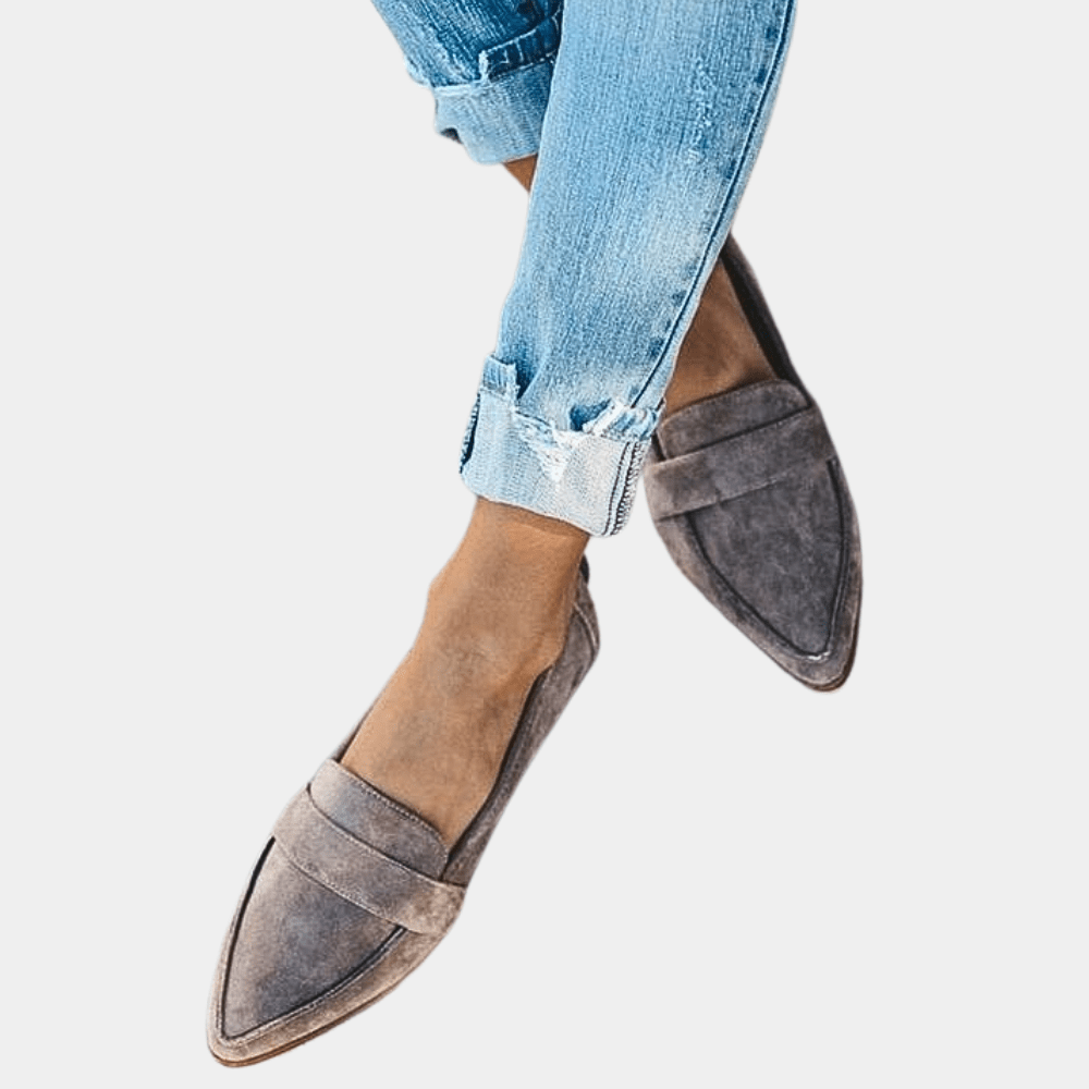 Elora PU Leather Everyday Slip-On Loafers