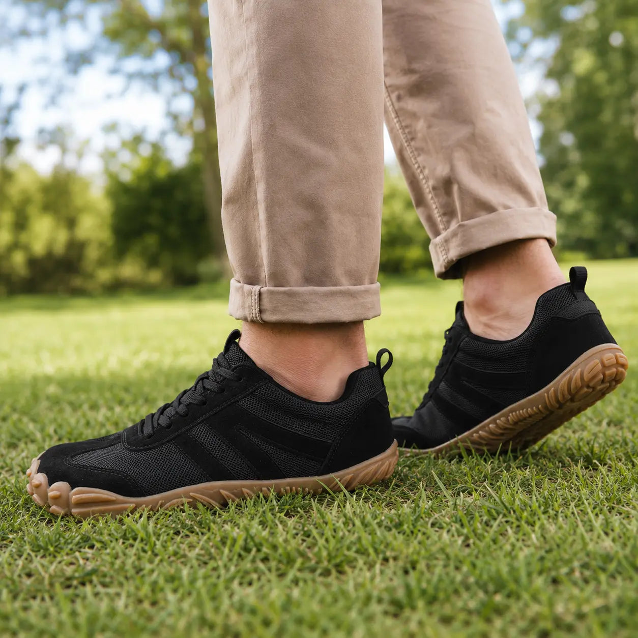 Lightweight Wide Fit Barefoot Hiking Shoes