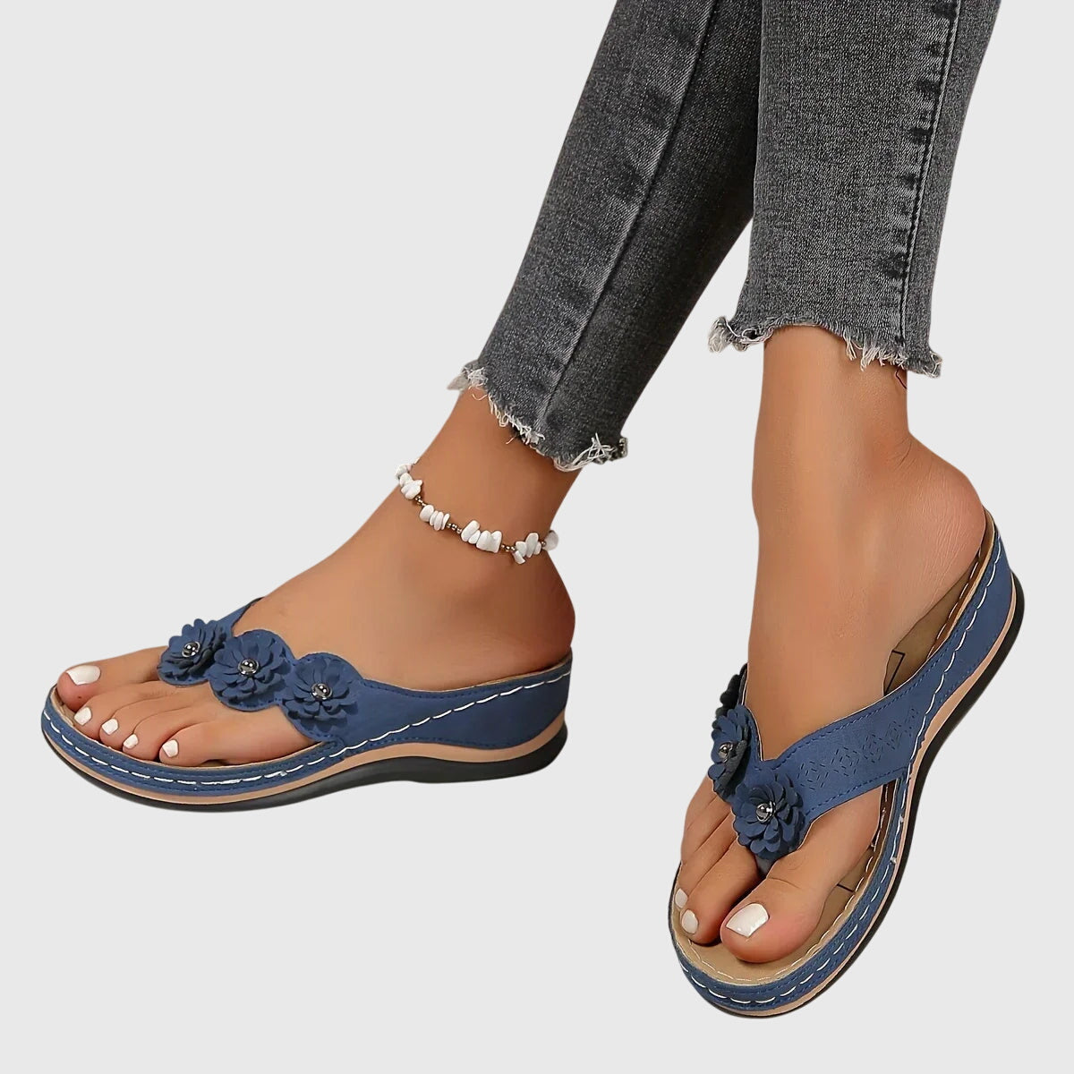 Ergonomic Orthopedic Flip Flops with Arch Support