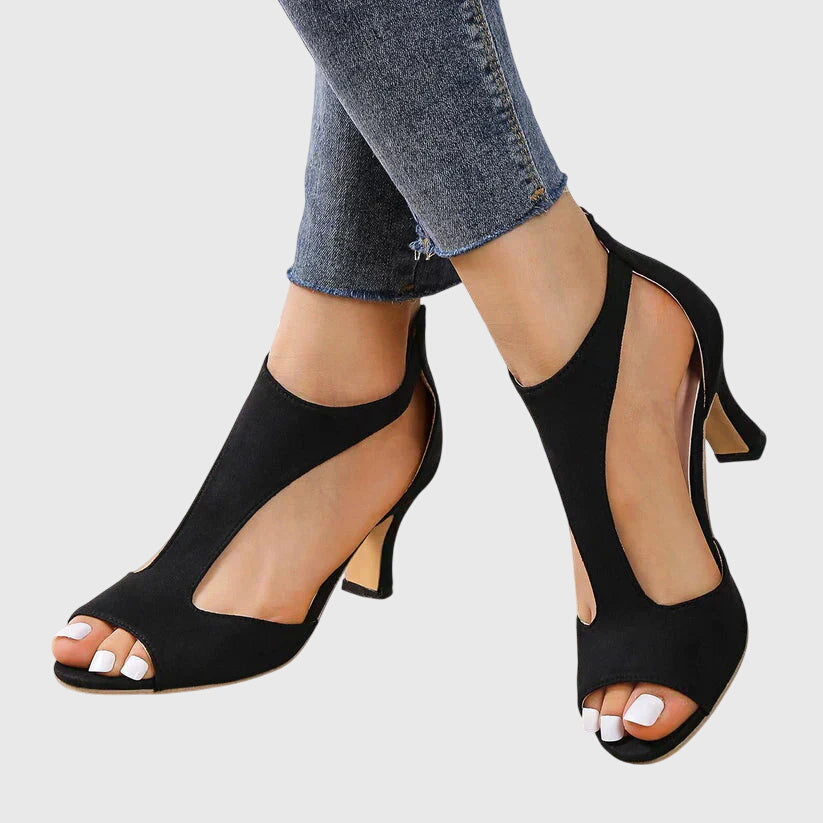 Delfina Orthopedic Block Heel Dress Shoe