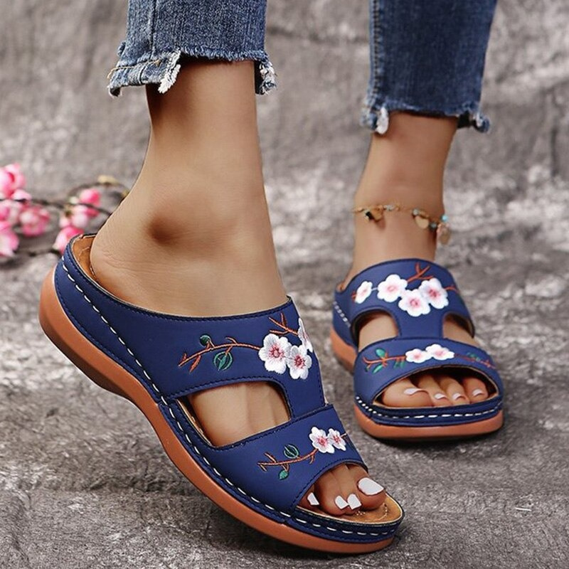 Women's Floral Orthopedic Slip-On Shoes