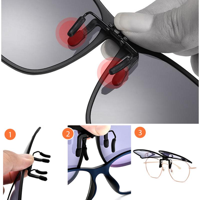Polarized Clip-On Flip-Up Sunglasses | UV Protection