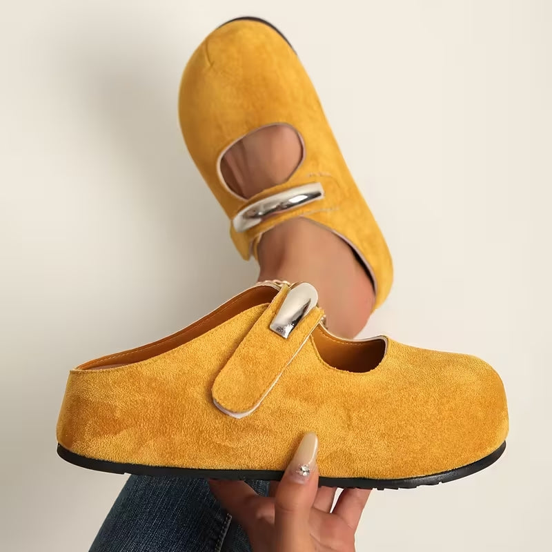 Women's Suede Slip-On Flats