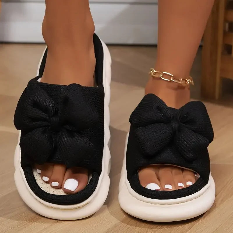 Women's Bow Slide Sandals