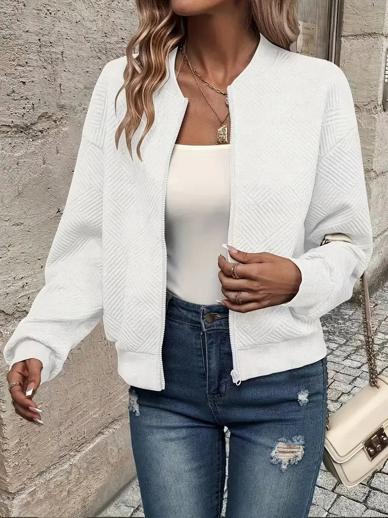 Relaxed Fit Full-Zip Jacket