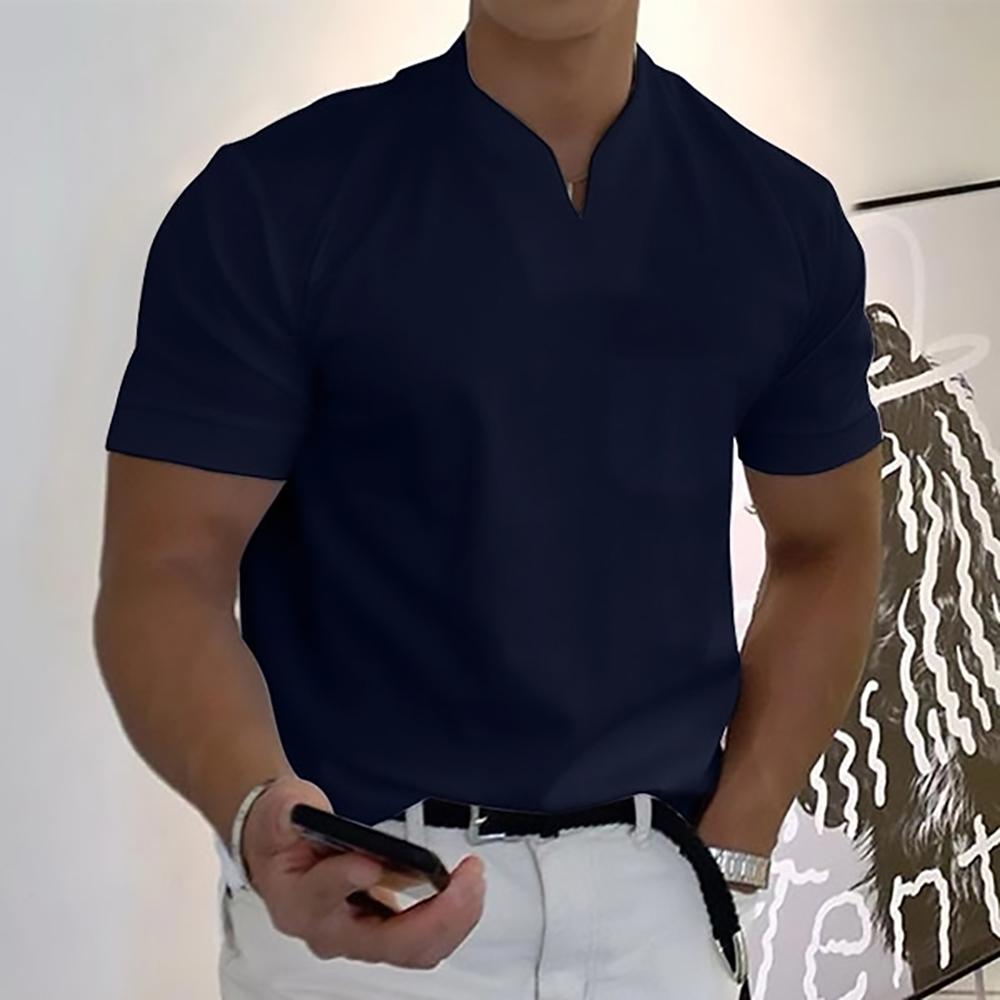 Men's Elegant Short Sleeve Polo Shirt