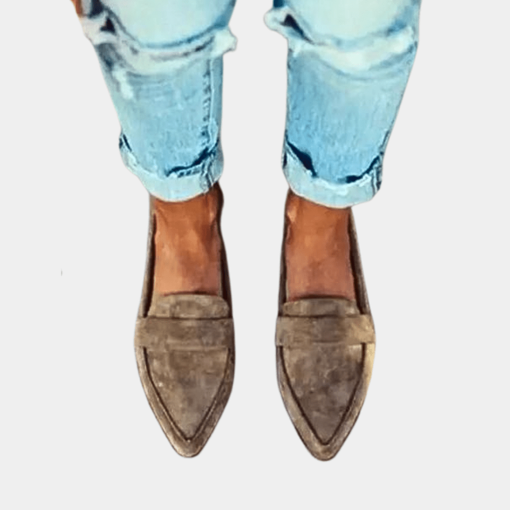 Elora PU Leather Everyday Slip-On Loafers