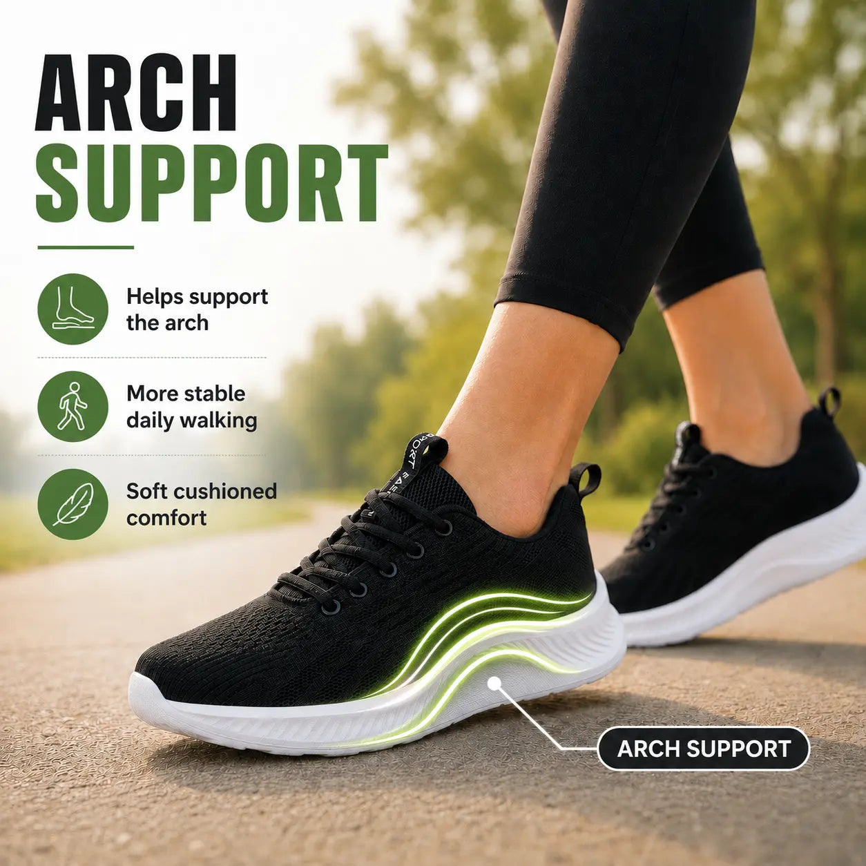 Women's Orthopaedic Outdoor Walking Sneakers