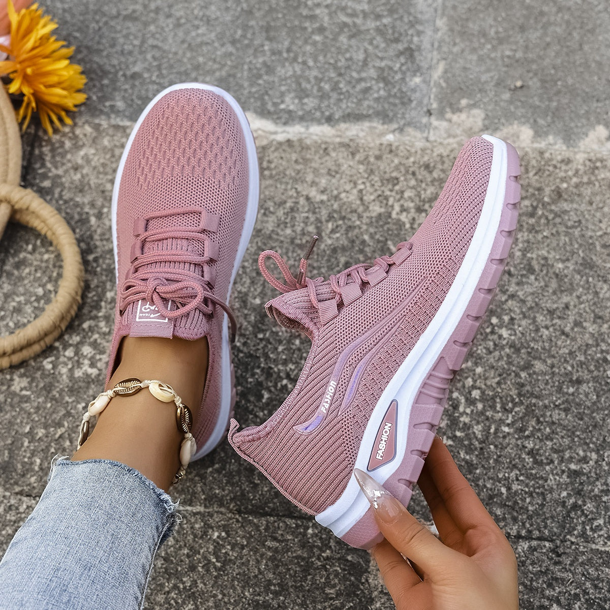 Orthopedic Wide Fit Cushioned Sneakers