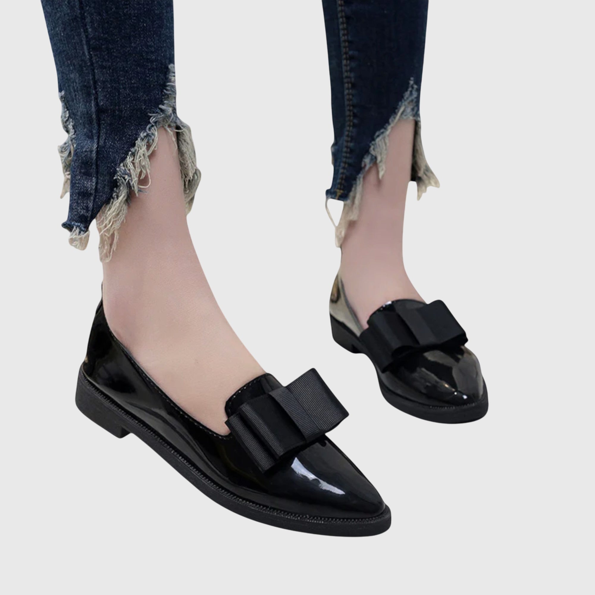 Round Toe Minimalist Slip-On Loafers for Women