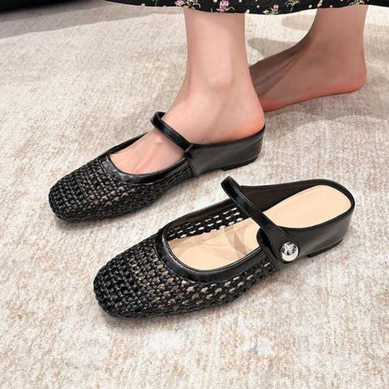Women's Tressa Orthopedic Woven Mule Flats