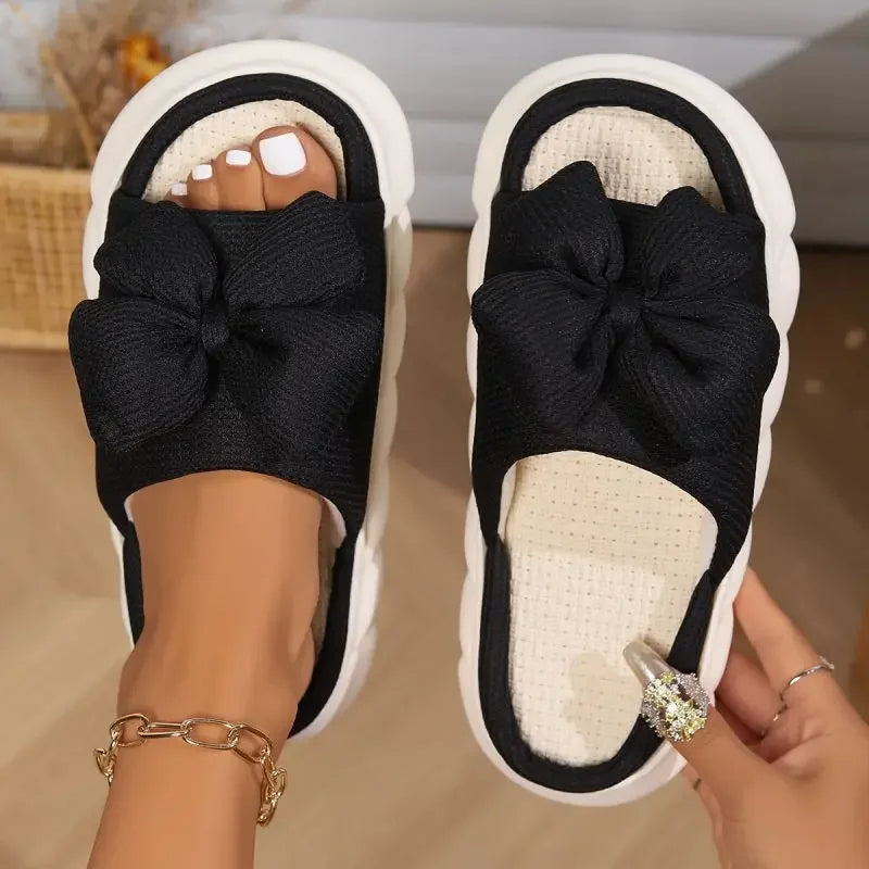 Women's Bow Slide Sandals