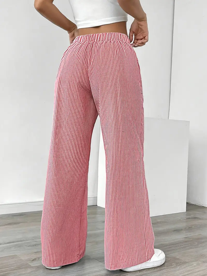 Linda Striped Straight Leg Pants