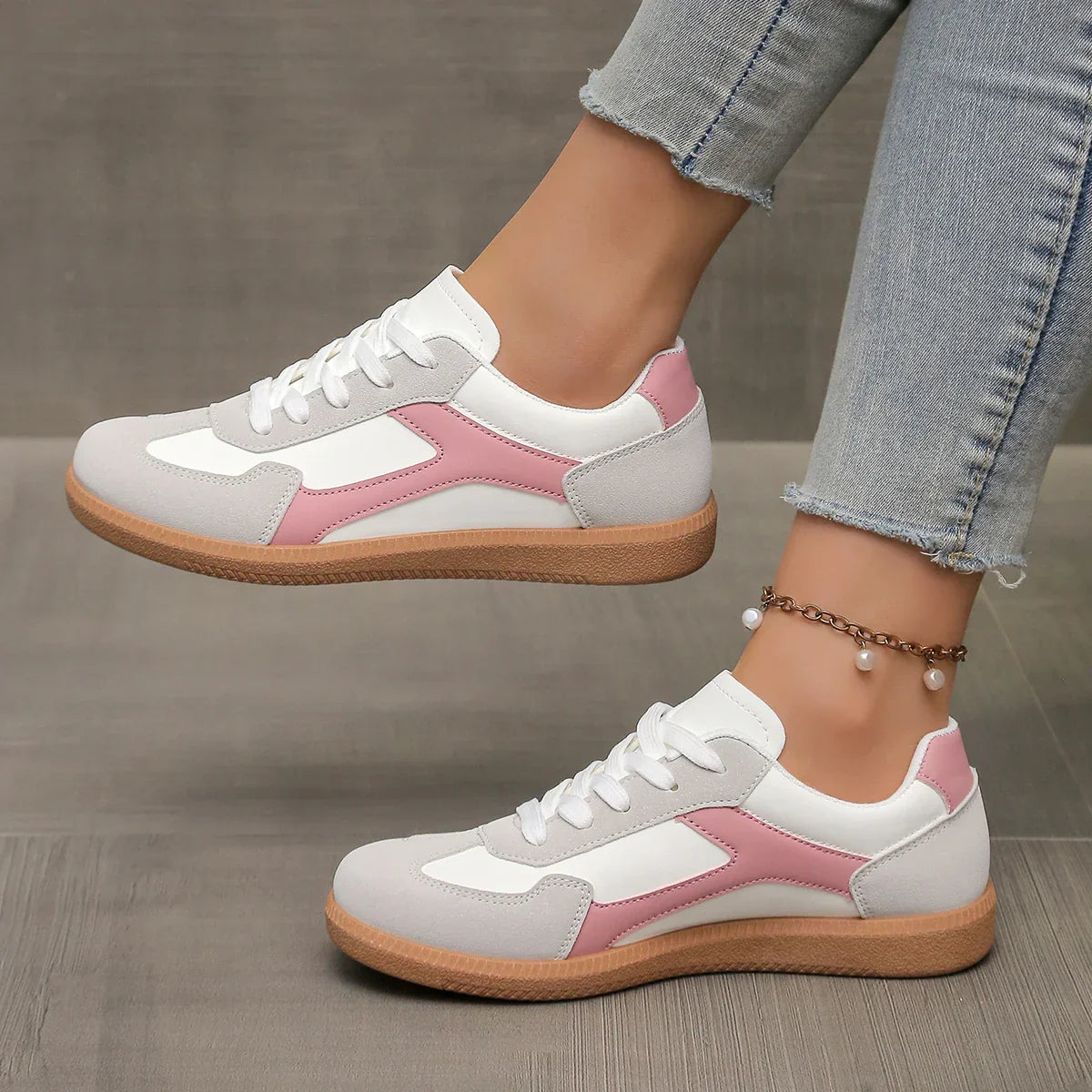 Livia Low-Profile Leather Sneakers