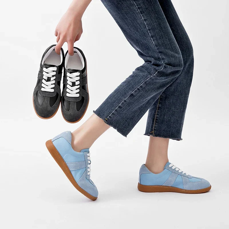 Genuine Leather Sneakers