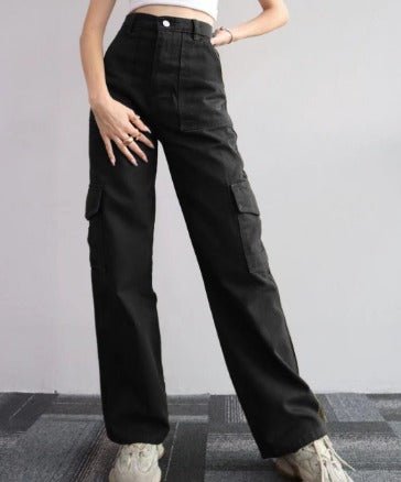 Sienna DeLuca Multi-Pocket Cargo Jeans