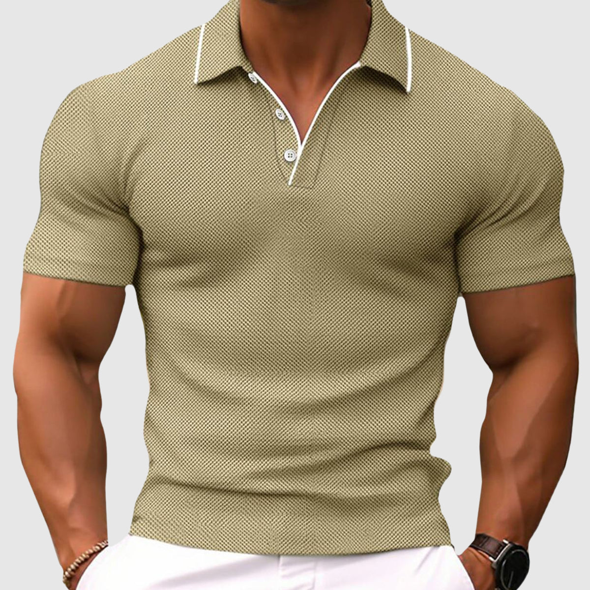 Polo Shirt | Slim Fit Breathable Knit Men