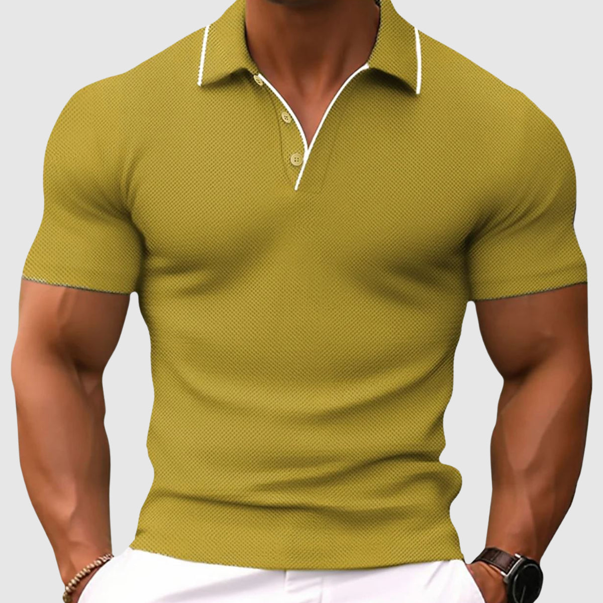 Polo Shirt | Slim Fit Breathable Knit Men