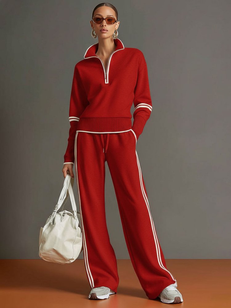 Serena Coordinated Wide-Leg Lounge Set