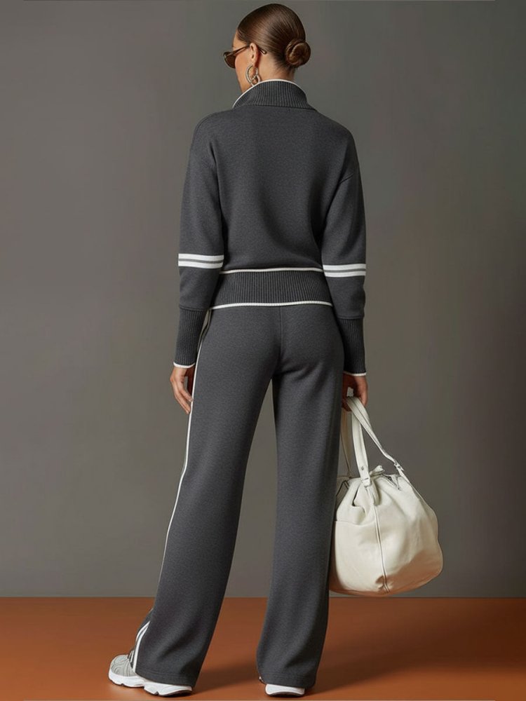 Serena Coordinated Wide-Leg Lounge Set