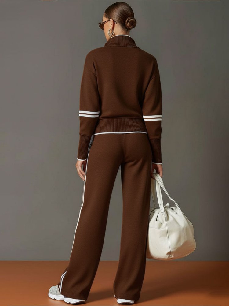Serena Coordinated Wide-Leg Lounge Set