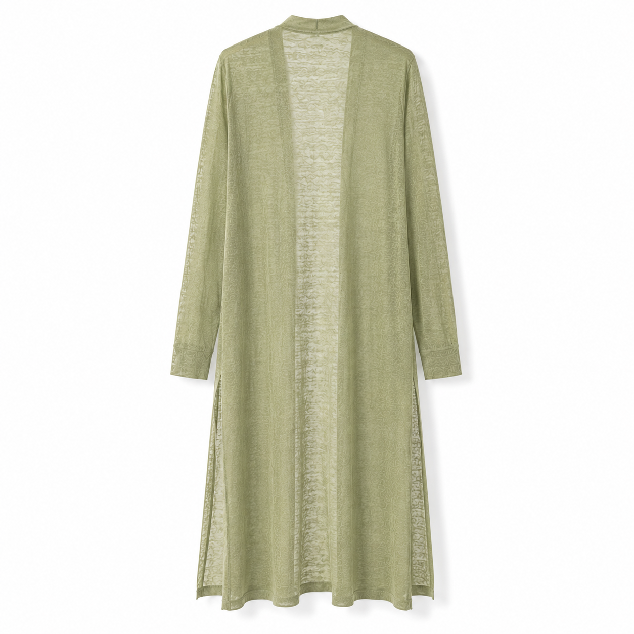 Long Warm Knit Cardigan