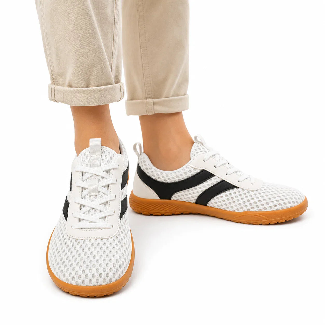 Unisex Wide Toe Box Barefoot Walking Trainers | Non-Slip Breathable