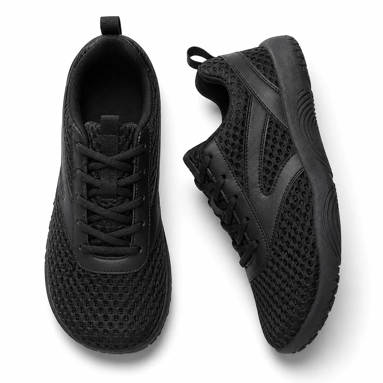 Unisex Wide Toe Box Barefoot Walking Trainers | Non-Slip Breathable
