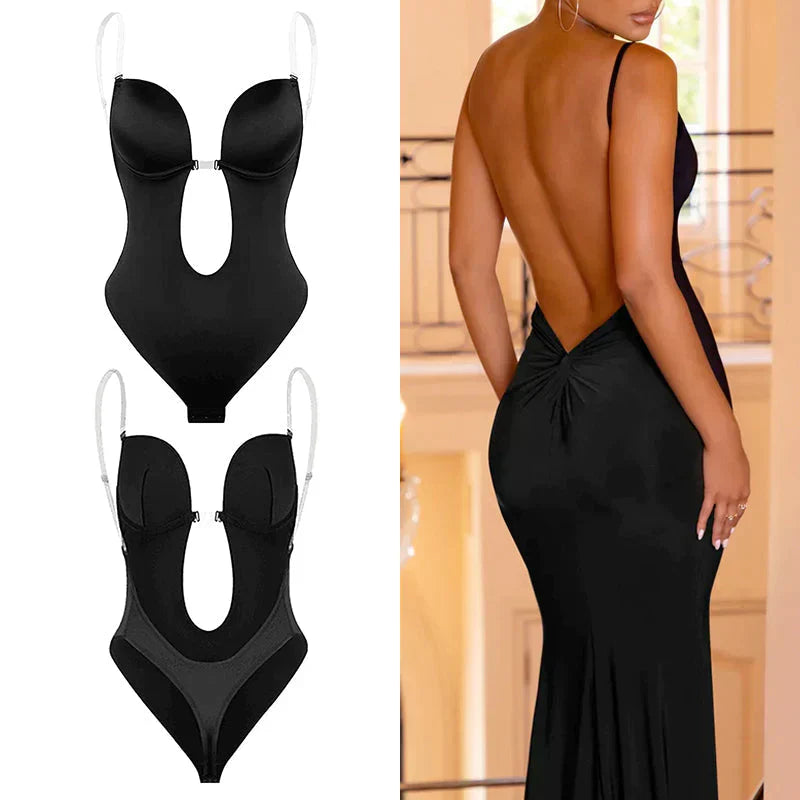 Women's Backless Body Shaper With Hook-and-Eye Closure