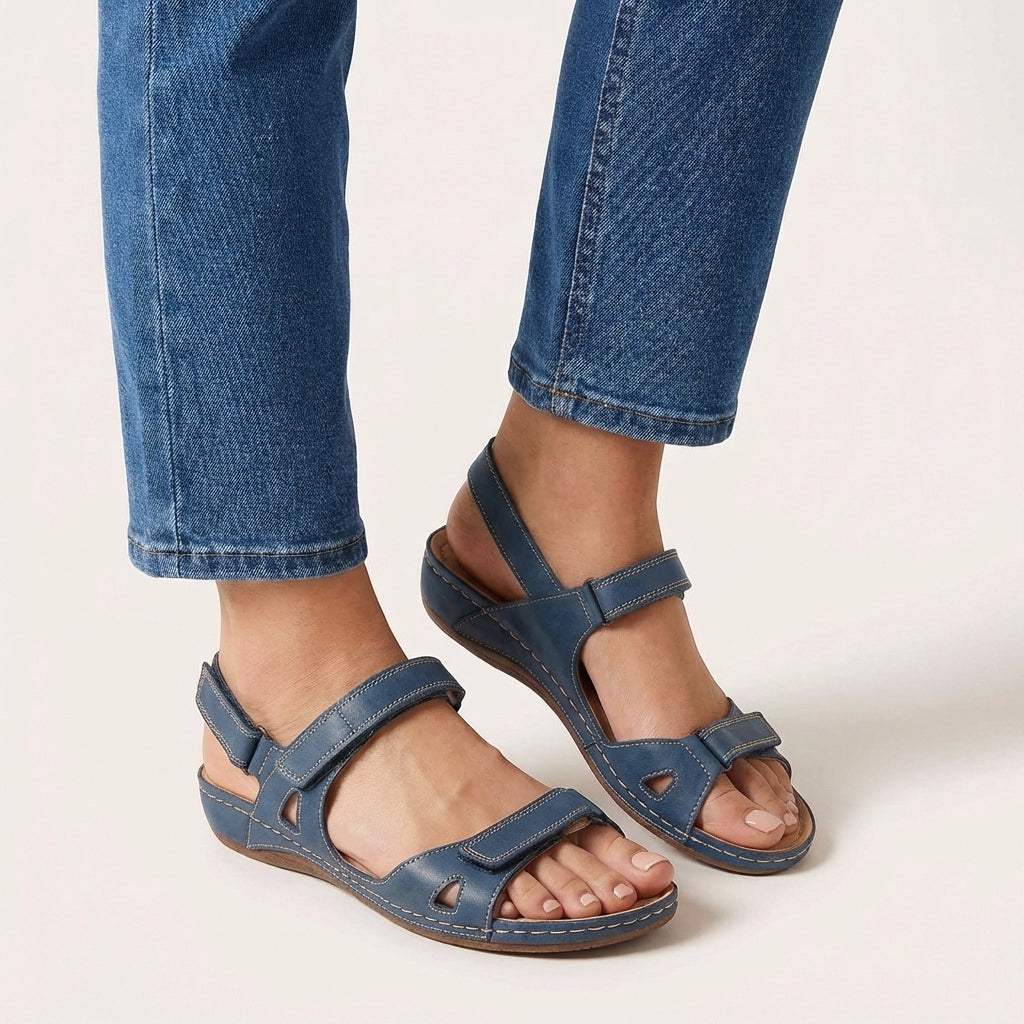 Adjustable Strap Comfort Flat Sandals for Summer