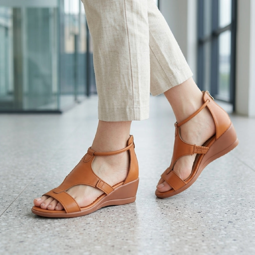 Women's Orthopaedic Leather Breathable Sandals