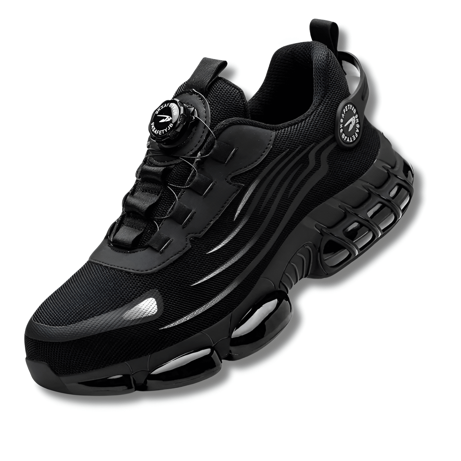 Steel Toe Safety Sneakers With Twist Lock Closure